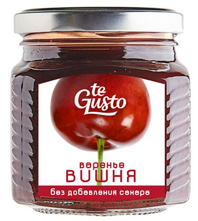 Russian Jam te Gusto Cherry sugar free 300 g