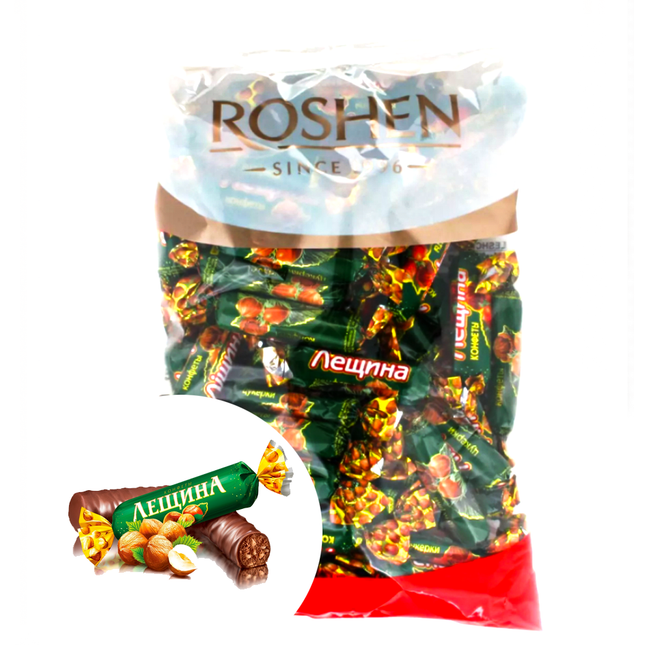 Ukrainian Chocolate Candy Leshchina, Roshen, 1 kg/ 2.2 lb