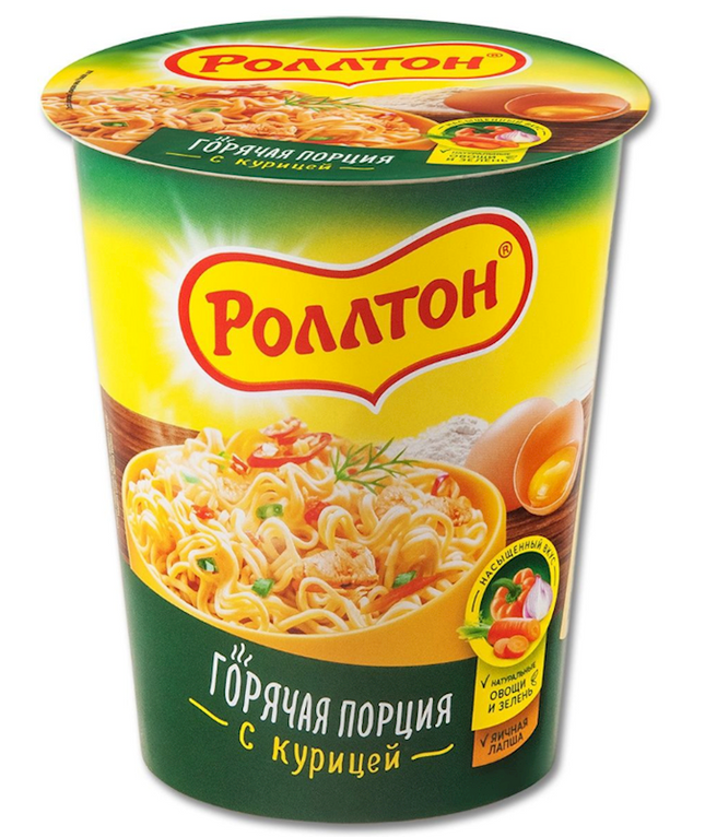 Rollton noodles Chicken taste 70 g