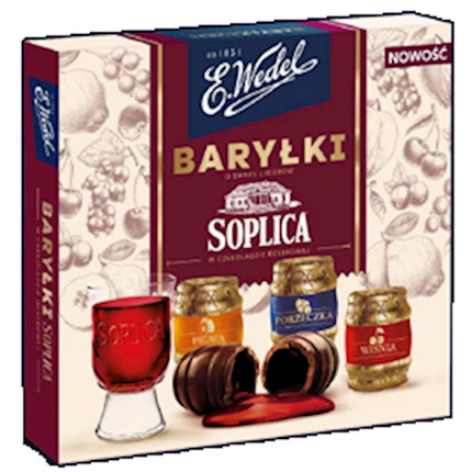 Chocolate candies Barrels Soplica Wedel 200 g