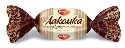 Caramels &quot;Lakomka&quot; superkakao