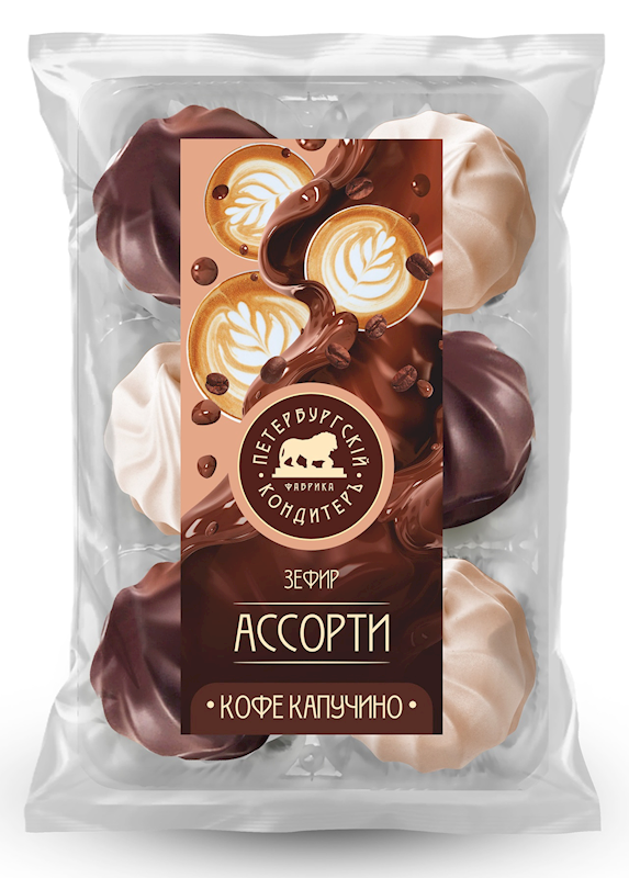 Zefir Peterburgskii konditer assorted Coffee-Cappuccino 350 g