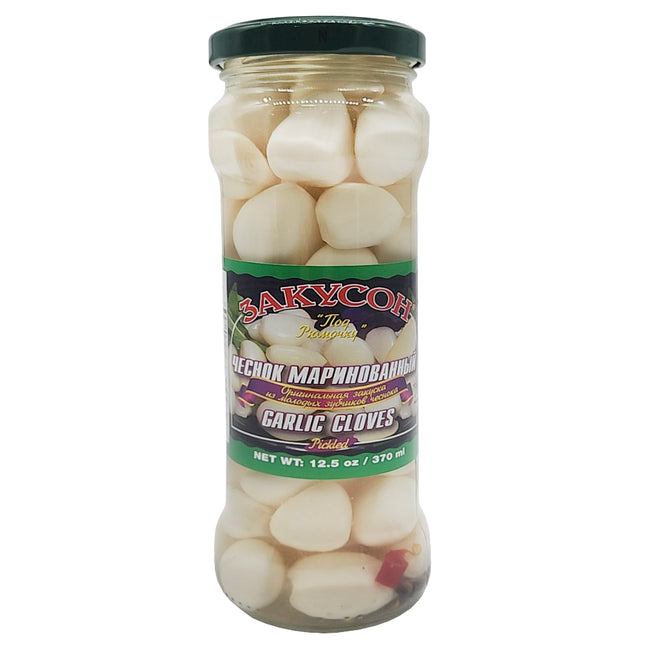 Pickled Garlic, Zakuson, 370ml/ 12.5 oz