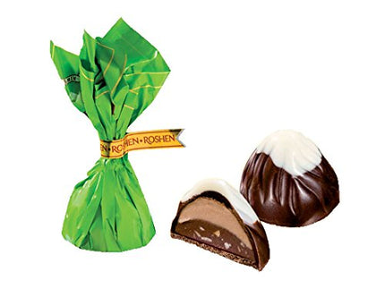 Chocolate Candy Praline Hazelnuts And Cream Filling, Mont Blanc, Roshen, 0.5 lb / 0.22 kg 