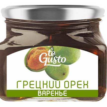 Russian Jam &quot;te Gusto&quot; Green Walnut