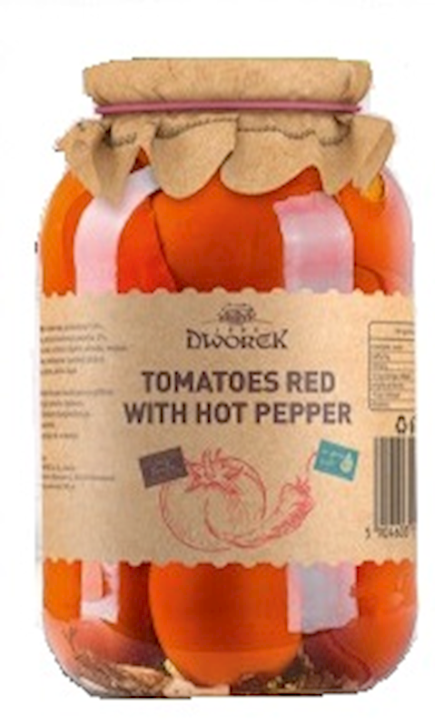 Tomato with hot pepper Dworek 900 g