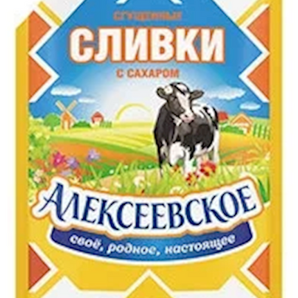 Condensed Cream with Sugar &quot;Alekseevskie&quot;