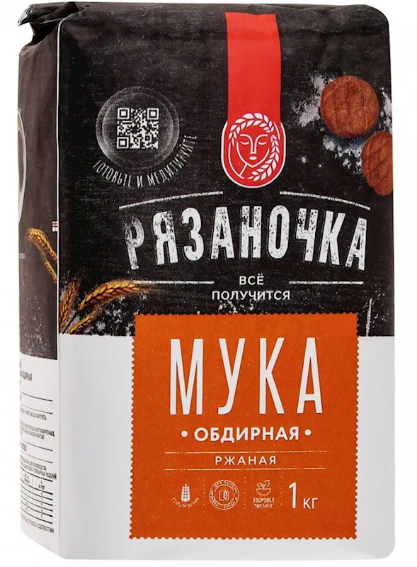 Rye flour Ryazanochka 1 kg