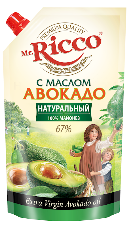 Mayonnaise &quot;Mr. Ricco Organic&quot; Avocado Oil