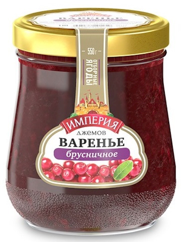 Red Bilberry jam &quot;Jam Empire&quot; 550 gr.