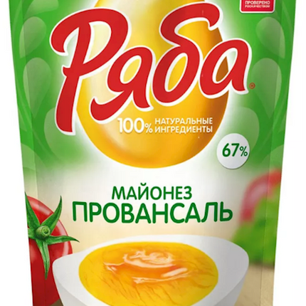 Mayonnaise provensal Ryaba 200 g