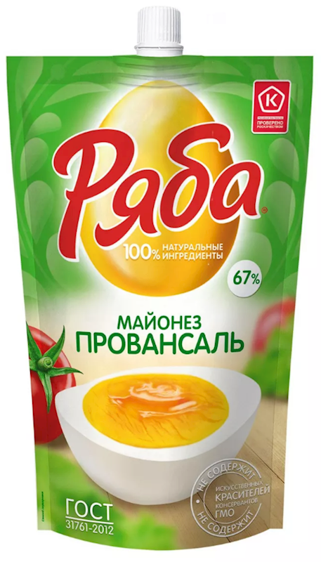 Mayonnaise provensal Ryaba 200 g