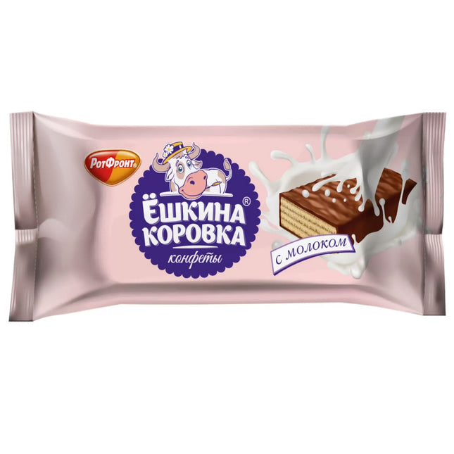 Chocolate Glazed Waffle Candies "Eshkina Korovka", 226g