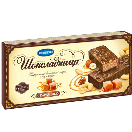 Mini Waffle Cakes 6 pieces with Caramel "Shokoladnitsa", 180g