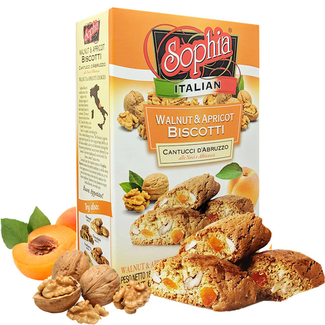 Cookies with Dried Apricots & Walnuts, Sophia, 180g