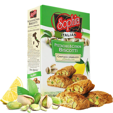 Pistachio & Lemon Cookies Sophia, 180g