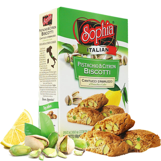 Pistachio & Lemon Cookies Sophia, 180g