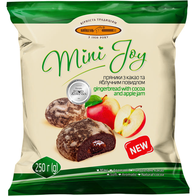 Gingerbread with Cocoa & Apple Jam "Mini Joy", 250g