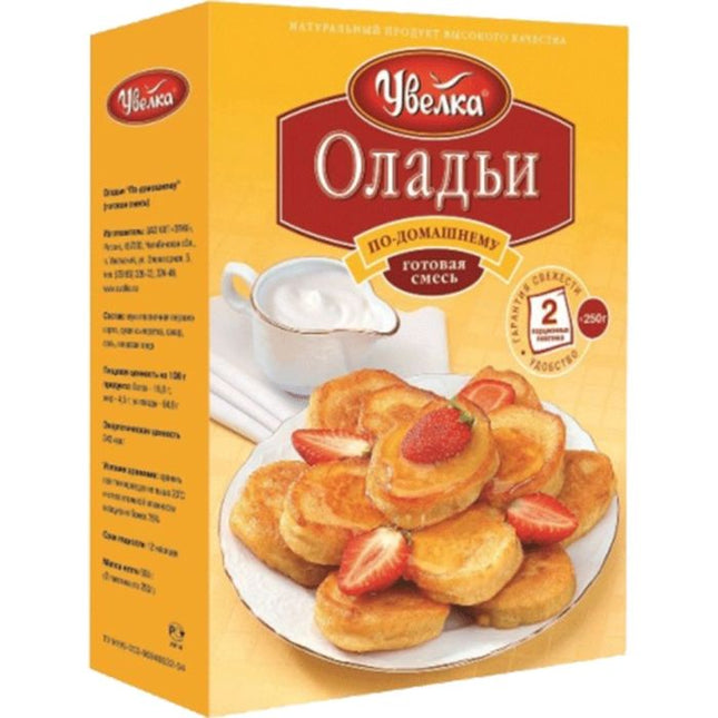 Uvelka Natural Dough Mixture "Home Made Oladushki", 17.63 oz/ 500 g