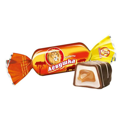 Candy "Levushka" with Soft Caramel Filling, 0.5 lb / 0.22 kg