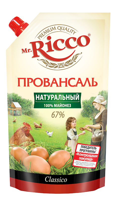 Mayonnaise &quot;Mr. Ricco&quot; Provansal Classic 800ml