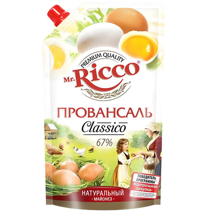 Майонез "Mr. Ricco" Провансаль Classic 400мл