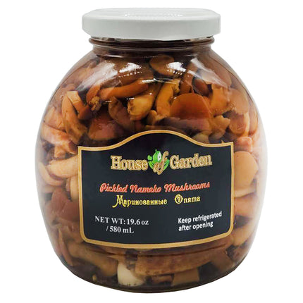 Pickled Mushrooms Opyata | Nameko, House of Garden, 580ml/ 19.6oz