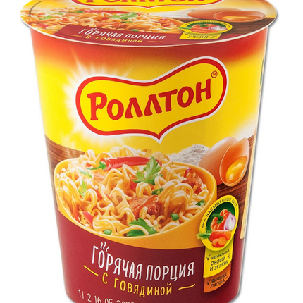 Rollton noodles Beef taste 70 g