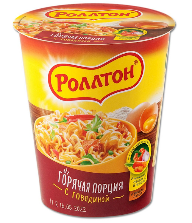 Rollton noodles Beef taste 70 g