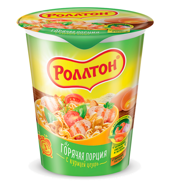 Rollton noodles Chicken caesar taste 70 g