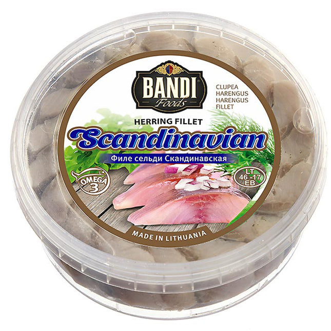 Scandinavian Salted Herring Fillet, BANDI FOODS