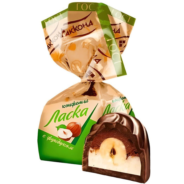 Chocolates with Hazelnuts "Laska", 226g