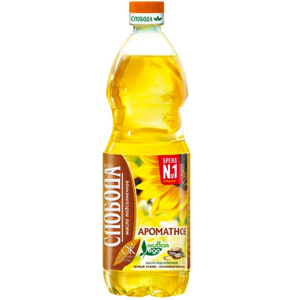 Unrefined Sunflower Oil, Sloboda, 1l/ 33.81 fl oz