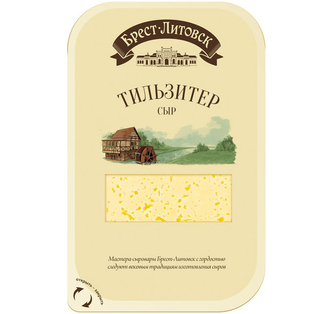 Semi-Hard Sliced Cheese 45% Tilsiter, 130g