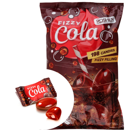 Caramel with Filling Fizzy Cola Original, Roshen, 226g / 0.5lb 