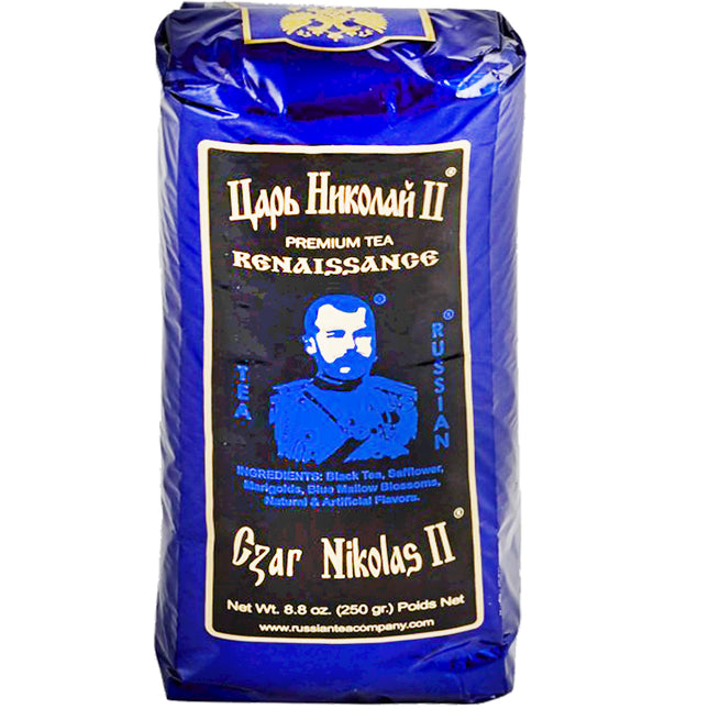 Premium Loose Leaf Black Tea Renaissance Blue Tsar Nicholas II, 250g