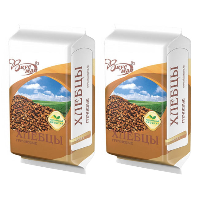 PACK2 Buckwheat Crispbread, 100g x 2