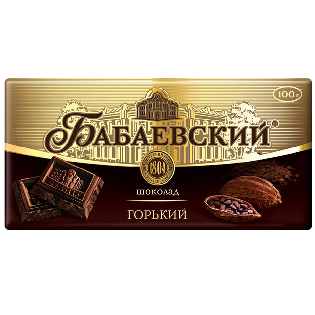 Bitter Chocolate Babaevsky, 100g