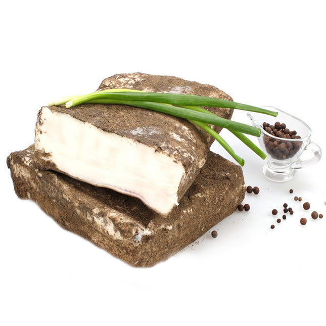 Salted Pork Back Salo in Black Pepper Ukrainian-Style (PRE-PK), 900g/ 31.75oz