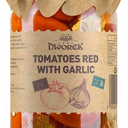 Tomato with garlic Dworek 900 g