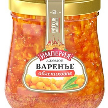 Sea buckthorn jam &quot;Jam Empire&quot; 550 g