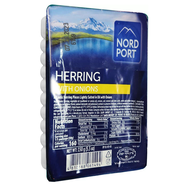 Herring Pieces with Onion Traditional Salted, 150g