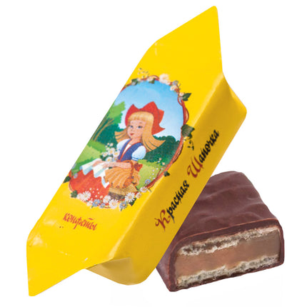 Waffle-Chocolate Candies "Red Riding Hood", Kommunarka, 226g/ 0.5 lb