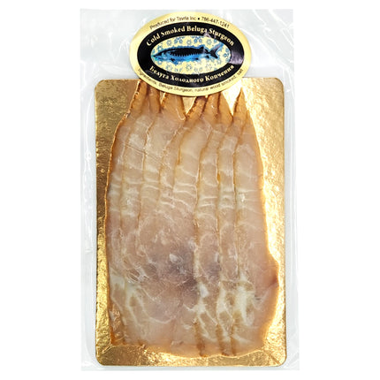 Cold Smoked Russian Sliced Beluga, 113g/ 4 oz