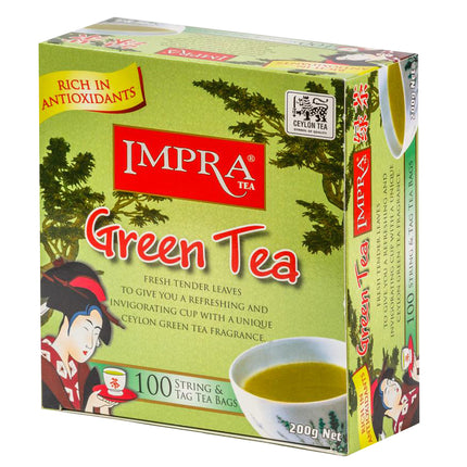 Natural Green Tea, 100 Tea Bags