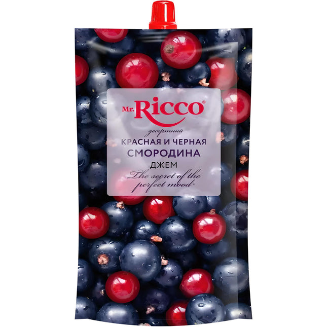 Red & Black Currant Jam, MR.RICCO, 300g