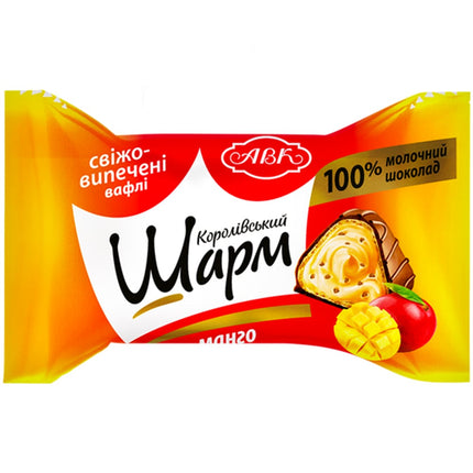 Waffle Candies with Mango & Cream "Royal Charm", AVK, 226g/ 7.97oz