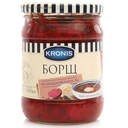 Soup Borscht with Sauerkraut, Kronis, 470g/ 16.58oz