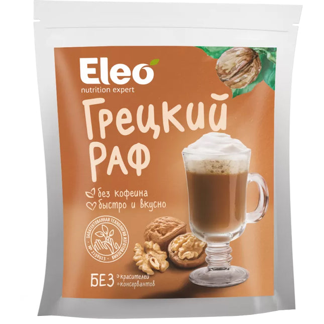 Decaf Instant Walnut Drink Raf "Eleo", Specialist, 150g/ 5.29oz
