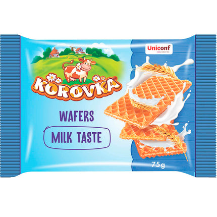 Crispy Milk-Flavored Waffles, Rot Front, 75g/ 2.65oz